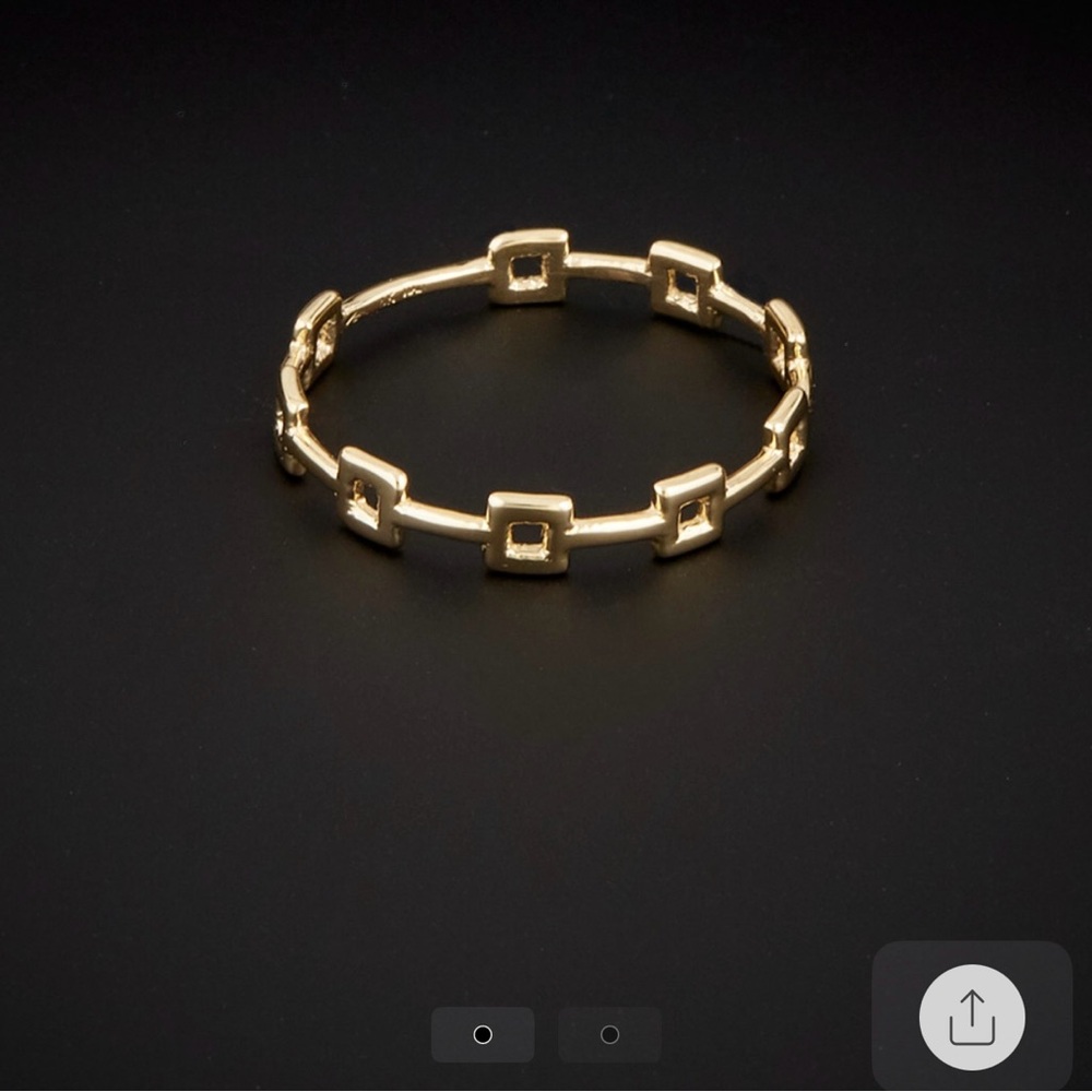 Italina Gold Chain-Link Ring